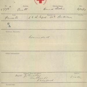 Soldier packet page
