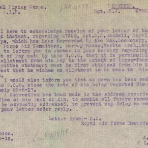 Soldier packet page