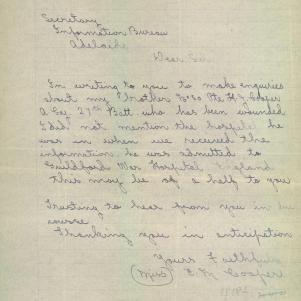 Soldier packet page