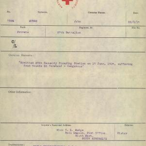 Soldier packet page