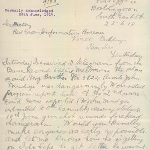 Soldier packet page