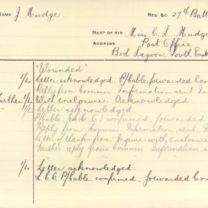 Soldier packet page