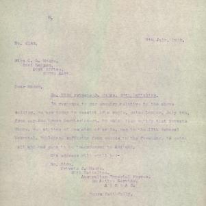 Soldier packet page