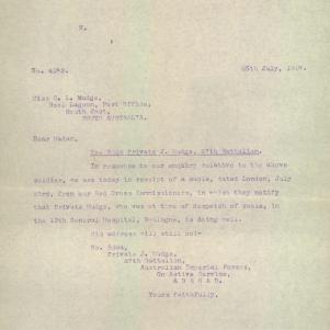 Soldier packet page