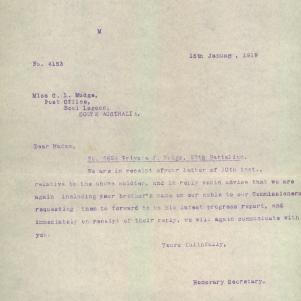 Soldier packet page