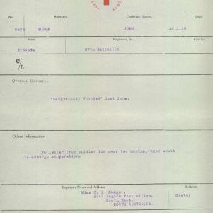 Soldier packet page
