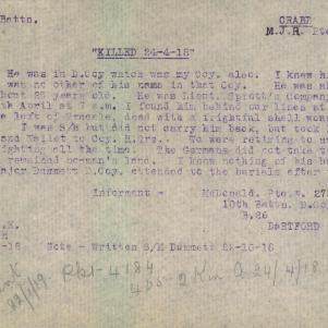 Soldier packet page