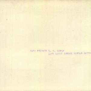 Soldier packet page