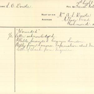 Soldier packet page