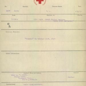 Soldier packet page