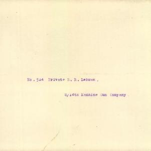 Soldier packet page