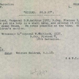 Soldier packet page