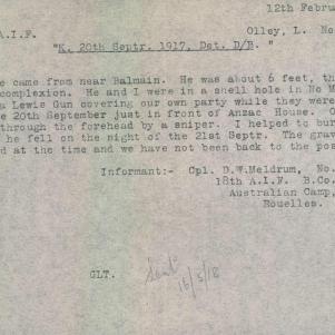 Soldier packet page