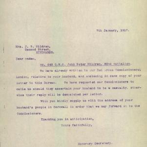 Soldier packet page
