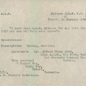 Soldier packet page