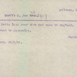 Soldier packet page