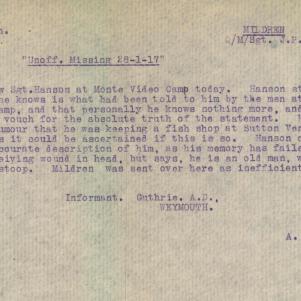Soldier packet page