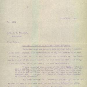 Soldier packet page