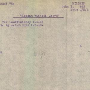 Soldier packet page