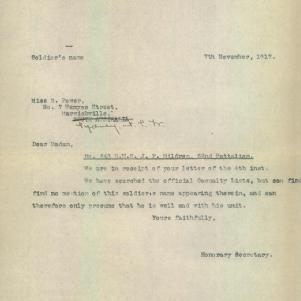 Soldier packet page