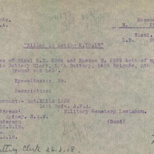 Soldier packet page