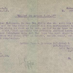 Soldier packet page