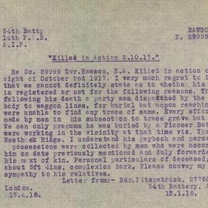 Soldier packet page