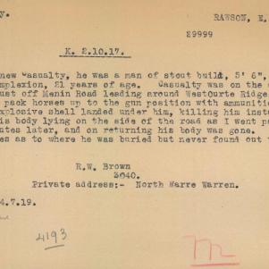 Soldier packet page