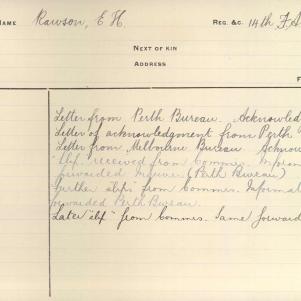 Soldier packet page