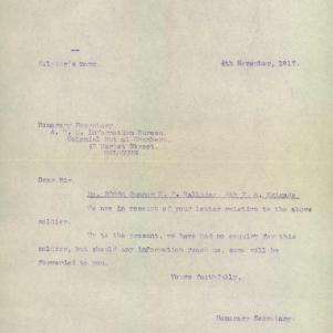 Soldier packet page