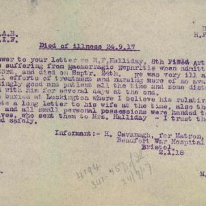 Soldier packet page