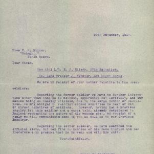 Soldier packet page