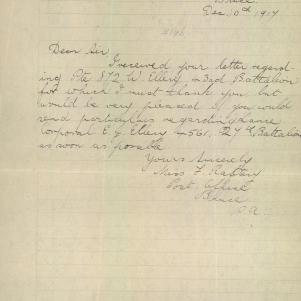 Soldier packet page