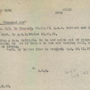 Soldier packet page