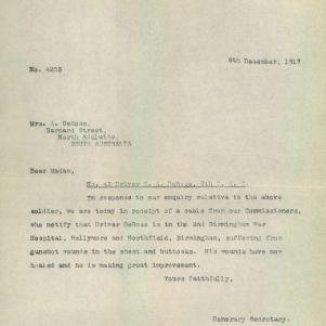 Soldier packet page