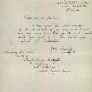 Soldier packet page