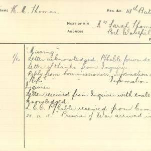 Soldier packet page