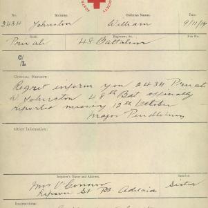Soldier packet page