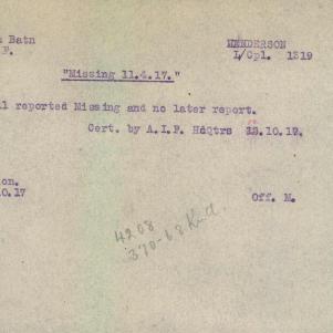 Soldier packet page