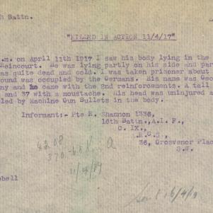 Soldier packet page