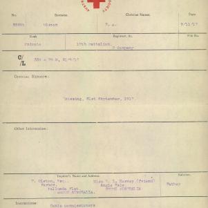 Soldier packet page