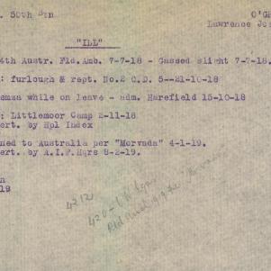 Soldier packet page