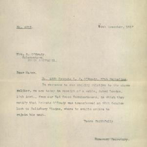 Soldier packet page