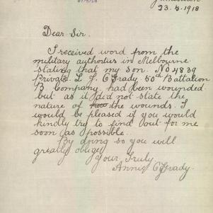 Soldier packet page