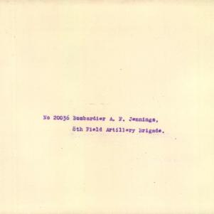 Soldier packet page