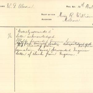Soldier packet page