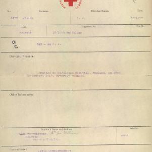Soldier packet page
