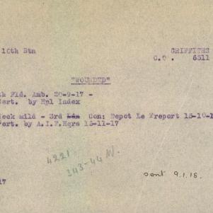 Soldier packet page