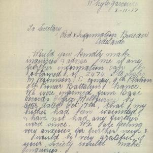 Soldier packet page