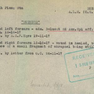 Soldier packet page